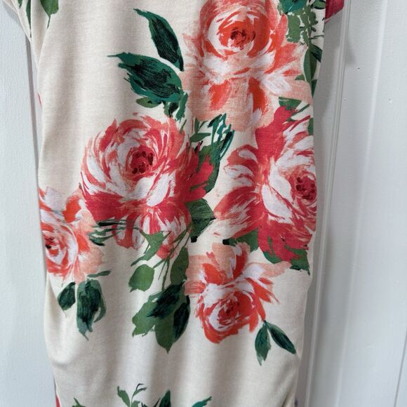 Anthropologie Daily Practice Eureka Floral Print Dress Bodycon Soft Size XS NEW - Picture 6 of 15